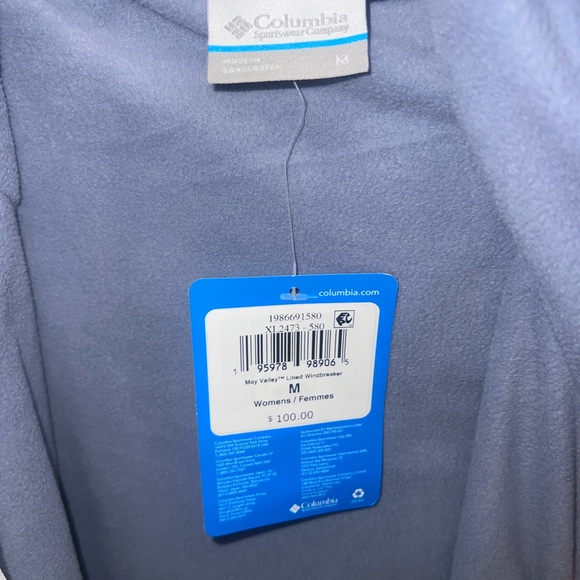 NWT Columbia May Valley Lined Windebreaker Jacket_ Womens M - Picture 3 of 4